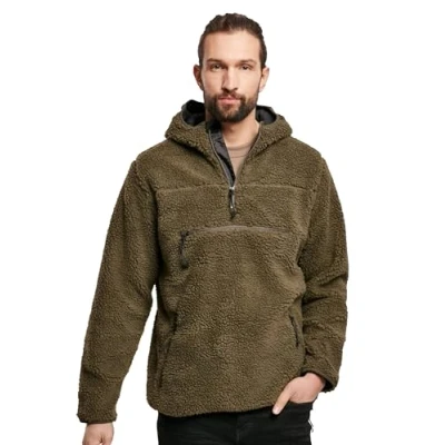 Afbeelding van Brandit Teddy Windbreaker olijf L 100% polyester Basics