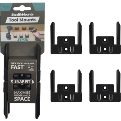 Afbeelding van StealthMounts TM MK18 BLK 4 Machinehouder Voor Makita LXT Zwart pack