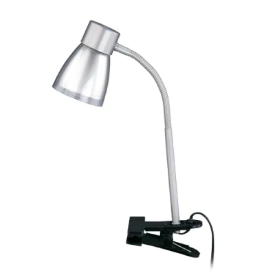 Afbeelding van BRILONER klemlamp flexarm bedlamp excl. 1xE14 40W titaankleurig