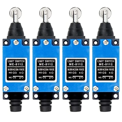 Afbeelding van GUUZI 4 stks ME8112 Rolplunjer Momentary Eindschakelaar 1NC 1NO 0 250 V/5A