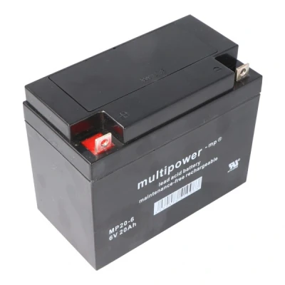Afbeelding van Multipower MP20 6 batterij PB kabel, volt met 20Ah, 2000mAh