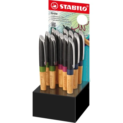 Afbeelding van STABILO Grow vulpen, display van 12 stuks vulpen