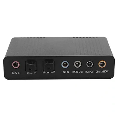 Afbeelding van 5.1 USB geluidskaart externe voor laptop met SPDIF digitale audio pc