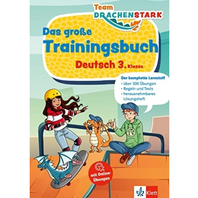 Afbeelding van Team Drachenstark: Das großes Trainingsbuch Deutsch 3. Klasse: Der komplette Lernstoff