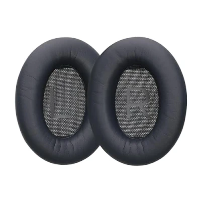 Afbeelding van kwmobile 2x oorkussens compatibel met Bose QuietComfort 45 / QC45 Earpads voor koptelefoon Kunstleer en schuim in donkerblauw