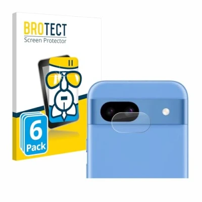 Afbeelding van BROTECT Screenprotector voor Google Pixel 8a (ALLEEN Camera Lens) Folie Beschermfolie Beschermglas transparant (6 Stuks)
