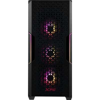 Afbeelding van ADATA XPG STERKE AIR Mid Tower PC Chassis, ATX/Micro ATX, Mini ITX, compact formaat, gehard glas zijpaneel, I/O USB 3.0 poort, zwart