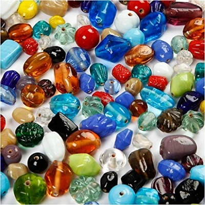 Afbeelding van Glaskraal Mix, maat 7 18 mm, gatmaat 1 asstd kleuren, 1000g