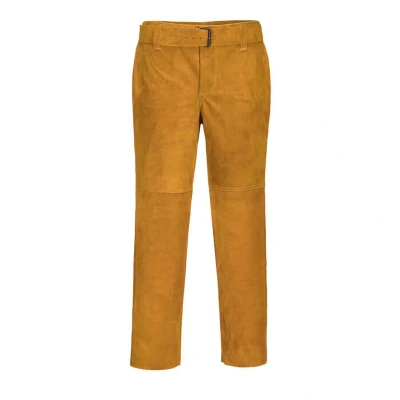 Afbeelding van Leren Lasmouwen maat Large, Tan