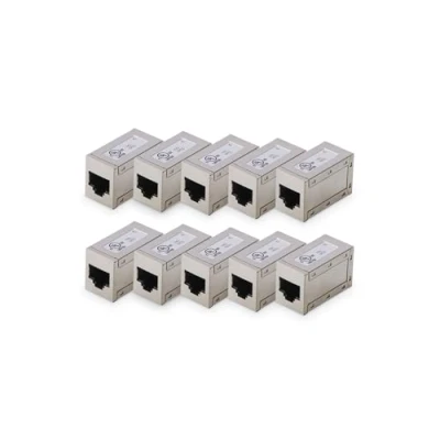 Afbeelding van Digitus AT AG 8 C6S 10 CAT 6, modulaire koppeling, afgeschermd st. RJ45, behuizing (koppeling) Aantal polen (sensoren) Zilver