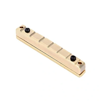 Afbeelding van Dilwe Messing Br¨¹ckenmutter f¨¹r 7 saitige, mehrskalige E Gitarren Ersatz Zubeh?r