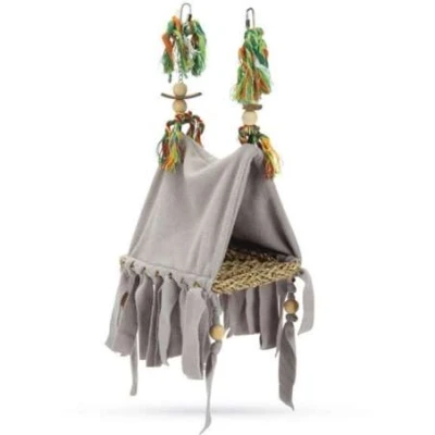 Afbeelding van Beeztees Vogeltent Ami Kooi Accessoire 23x13x15 cm 125 g Grijs