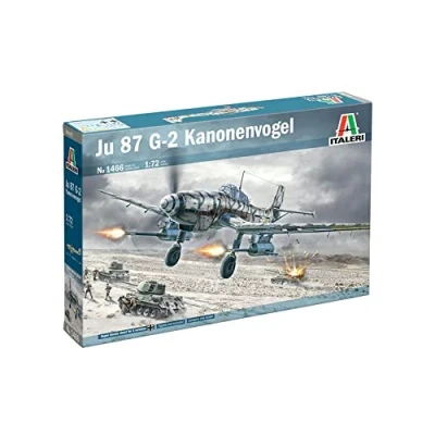 Afbeelding van 1:72 Italeri 1466 Ju 87 G 2 Kanonenvogel Plastic Modelbouwpakket