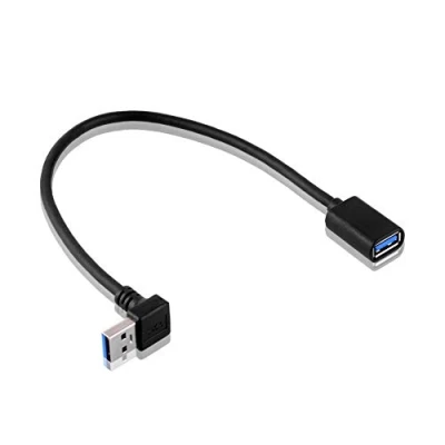 Afbeelding van S SIENOC USB 3.0 Angle Adapter 90 A plug to Jack Compatibel met alle kabels optimale kabelgeleiding (een naar een vrouw)