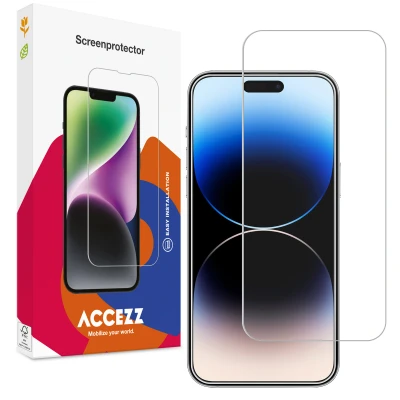 Afbeelding van Screenprotector Apple iPhone 15 Pro: Accezz Gehard Glas