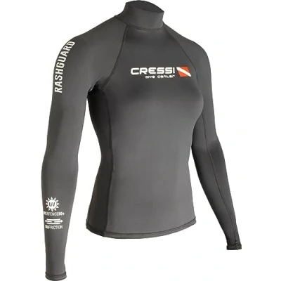Afbeelding van Cressi Rash Guard Lady Dive Center Dames beschermhemd met lange mouwen in elastische stof UV (UPF) 50+ zonbescherming