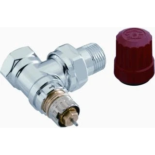 Afbeelding van Danfoss Design afsluiter RA NX/C 1/2&quot; haaks zelfdichtend chroom