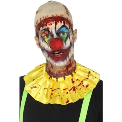 Afbeelding van Smiffys Creepy Clown Kostuum Accessoire Set Geel