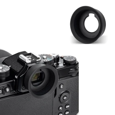 Afbeelding van KIWIFOTOS DK33 Camera oogschelp oculair voor Nikon Z9 Z8 zoeker, zachte siliconen verlengde zoeker beschermer vervangt DK 33 rubberen oogbeker