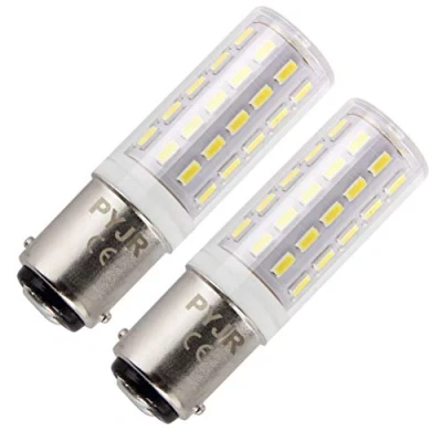 Afbeelding van B15 Led naaimachine gloeilamp bajonet fitting, 5 W AC 230 V, 45 halogeen equivalent, koud wit 6000 K, voor woonkamer, slaapkamer, koelkast/naaimachine/afzuigkap, verpakking van 2 stuks