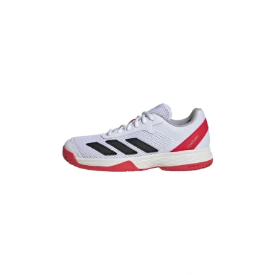 Afbeelding van adidas Performance Courtflash Tennis Schoenen Kids Kinderen Wit 38