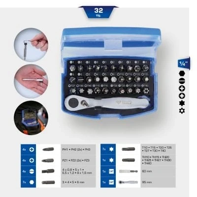 Afbeelding van Set schroevendraaierbits KS TOOLS BT053532