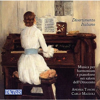 Afbeelding van Carlo Mazzoli &amp; Andrea Toschi Divertimento Italiano Music For Harmonium And pianoforte nei salotti dell’Ottocento (CD)