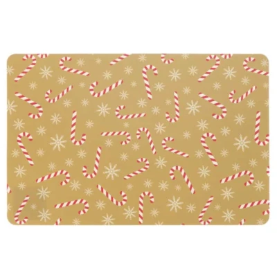 Afbeelding van Placemat Xmas Lollipop 30x45cm Goud
