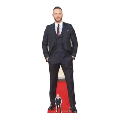 Afbeelding van STAR CUTOUTS CS731 Tom Hardy Dapper pak en kapsel, karton, meerkleurig, 3 x 59 175 cm