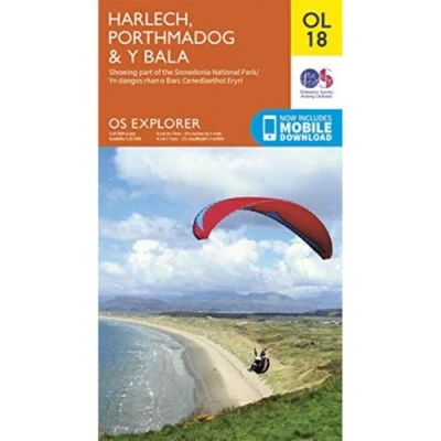 Afbeelding van Harlech: Porthmadog &amp; Bala / Y Bala: OL18