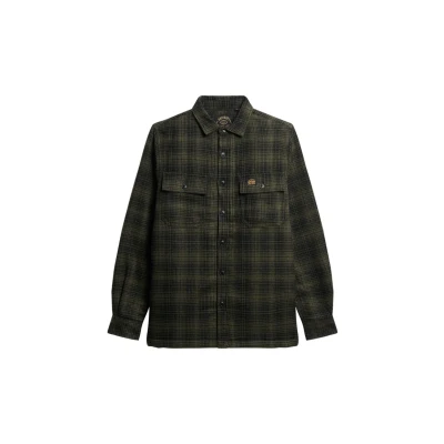 Afbeelding van Superdry Miller Jas, Heren, Maat: XXL, Haze ombre olive