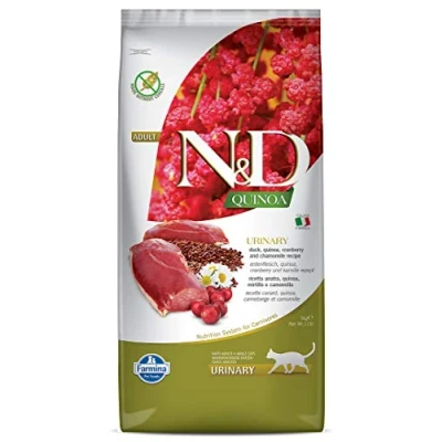 Afbeelding van N&amp;D Quinoa kattenvoeding Urinary Eend 5 kg.