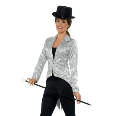 Afbeelding van Sequin Tailcoat Jacket, Ladies (S)