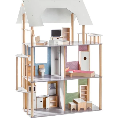 Afbeelding van howa® Poppenhuis voor poppen tot 30cm
