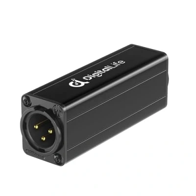 Afbeelding van DigitalLife XLR A600 I, eenkanaals aardloop geluidsisolatie M/F (niet compatibel met P24/P48 microfoons)