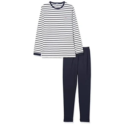 Afbeelding van Petit Bateau Jongenspyjamaset, Blanc/Bleu, 18 Jaar