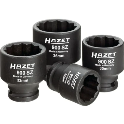 Afbeelding van Hazet 900SZ/4 Kracht dopsleutelinzetset 1/2 (12.5 mm) 4 delig