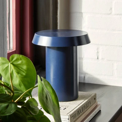 Afbeelding van Hübsch Keen Tafellamp Dark Blue