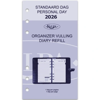 Afbeelding van Agendavulling 2024 Kalpa Personal 1dag/1pagina