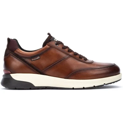 Afbeelding van Pikolinos Cordoba heren sneaker bruin maat 40 (EU) 6 (UK)
