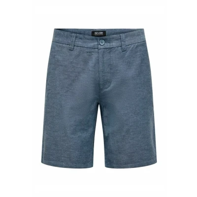 Afbeelding van Only &amp; Sons Onsmark Shorts, Heren, Maat: XS, Dark navy