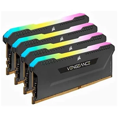 Afbeelding van Corsair Vengeance RGB PRO SL 64GB (4x16GB) DDR4 3200MHz C16 Illuminated Desktop Memory Kit (10 individueel adresseerbare LED&#039;s, Intel XMP 2.0, geoptimaliseerd voor 200/300 serie, X299) zwart