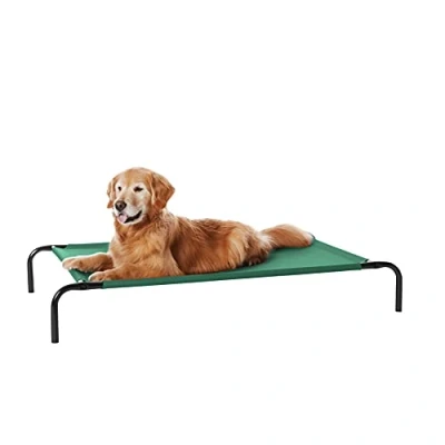 Afbeelding van Amazon Basics Verkoelend verhoogd hondenhuisdierbed, groen, maat L, 130 x 80 19 cm (l b h)