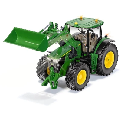 Afbeelding van Siku Control bestuurbare tractor John Deere 7310R met voorlader en Bluetooth App besturing