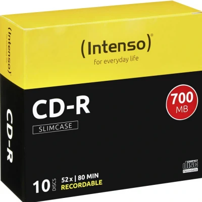 Afbeelding van Intenso 1001622 CD R 80 disc 700 MB 10 stuk(s) Slimcase