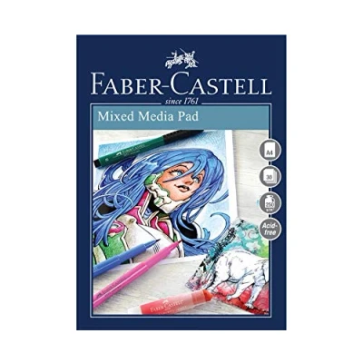 Afbeelding van Faber Castell Creative Studio Mengtechniekblok, A4, 250 g/m², blok met 30 vellen ringband
