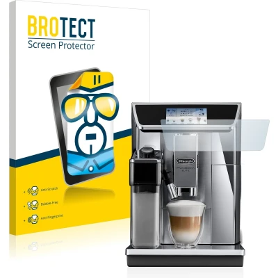 Afbeelding van BROTECT Screenprotector voor DeLonghi PrimaDonna Elite ECAM 656.75.MS Folie Beschermfolie transparant (2 Stuks)