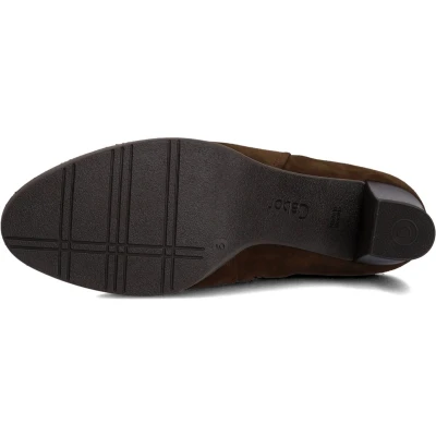 Afbeelding van Gabor 083 Enkellaarsjes Enkelboots met rits Dames Bruin Maat 42,5