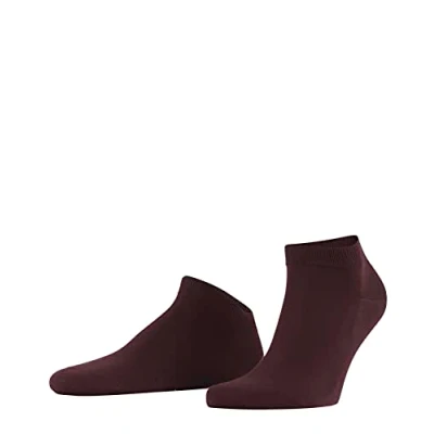 Afbeelding van FALKE Heren Korte sokken ClimaWool M SN Wol Lyocell Kort eenkleurig 1 Paar, Rood (Barolo 8596), 41 42
