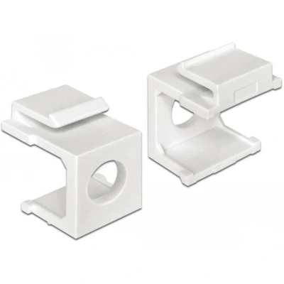 Afbeelding van Delock sluitsteen deksel wit met 8 mm doorvoer 4 stuks